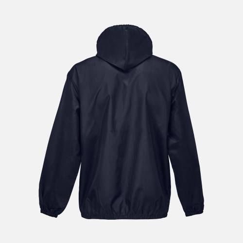Ветровка унисекс Shield, темно-синяя фото 3