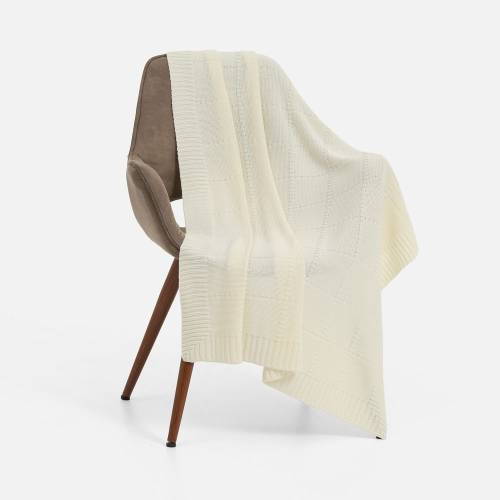 Плед Quadrisma, белый (молочный) фото 2