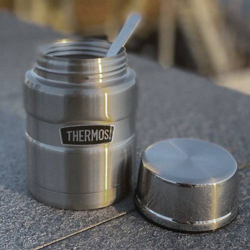 Термос для еды Thermos SK3000, серебристый фото 5