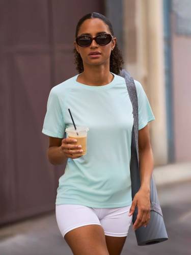 Футболка спортивная женская Vortex Women, белая фото 7