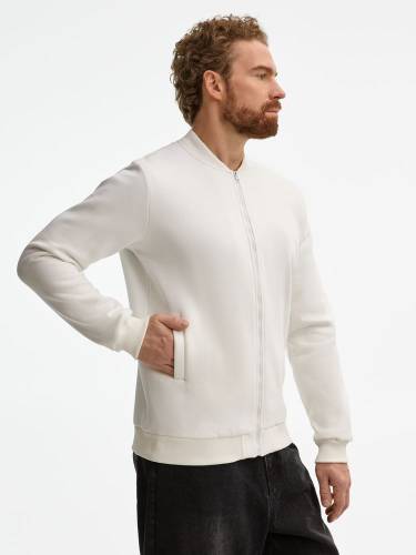 Бомбер унисекс Estado, молочно-белый фото 16 Бомбер унисекс Estado, молочно-белый фото 16