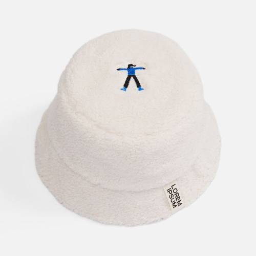 Панама Oblako, утепленная, молочно-белая фото 10