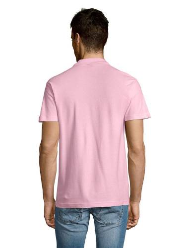 Рубашка поло мужская Summer 170, розовая фото 7