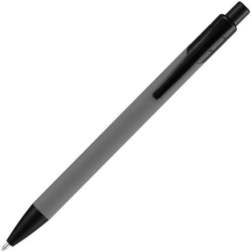 Ручка шариковая Undertone Black Soft Touch, серая фото 5