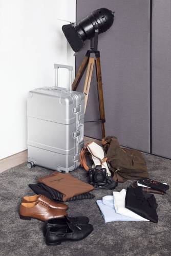 Чемодан Metal Luggage, серебристый фото 11