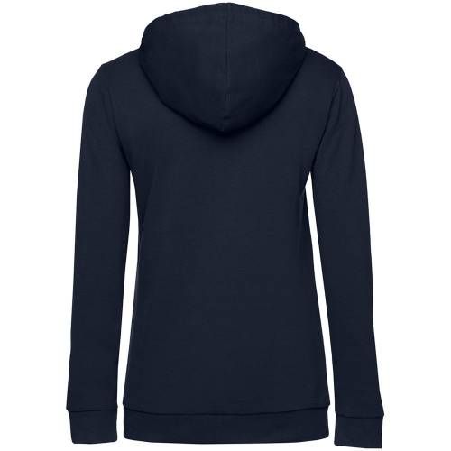 Толстовка с капюшоном женская Hoodie, темно-синяя фото 3