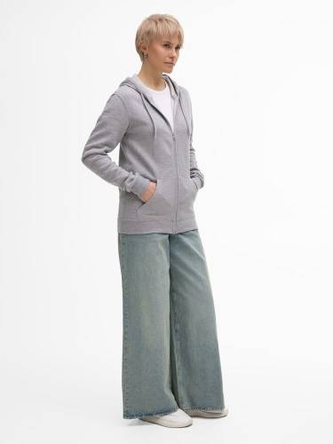 Толстовка унисекс Stone, серый меланж фото 12