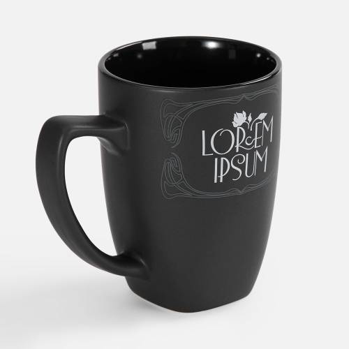 Кружка Foretta, черная фото 7