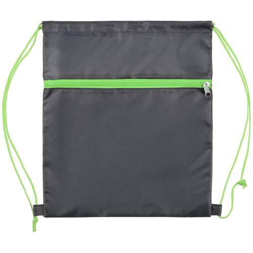 Детский рюкзак Novice, серый с зеленым фото 4