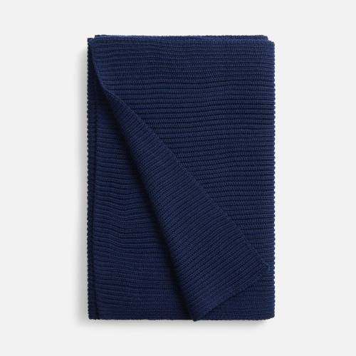 Шарф Nobilis Mono, темно-синий фото 3