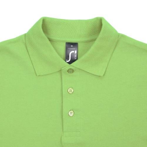 Рубашка поло мужская Spring 210, зеленое яблоко фото 4