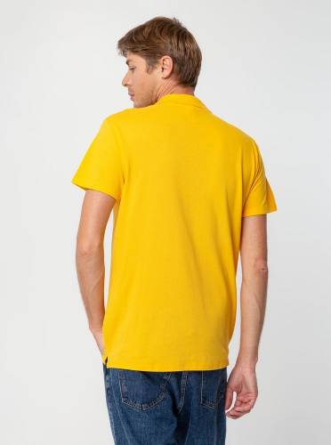 Рубашка поло мужская Summer 170, желтая фото 7
