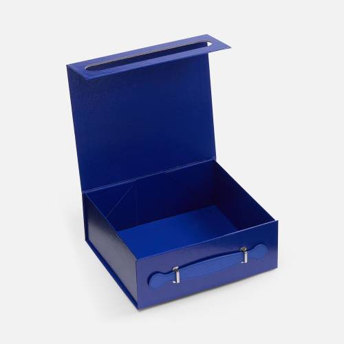 Коробка складная Holdfold, S, синяя фото 4
