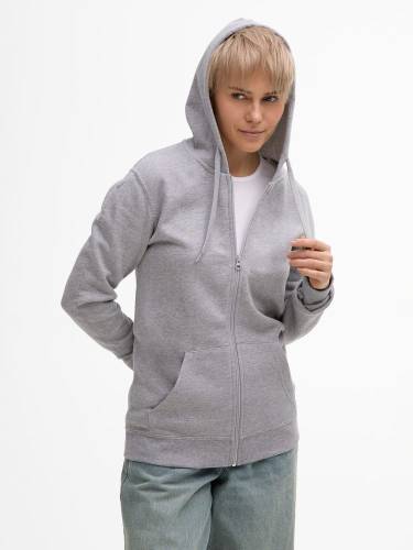 Толстовка унисекс Stone, серый меланж фото 9