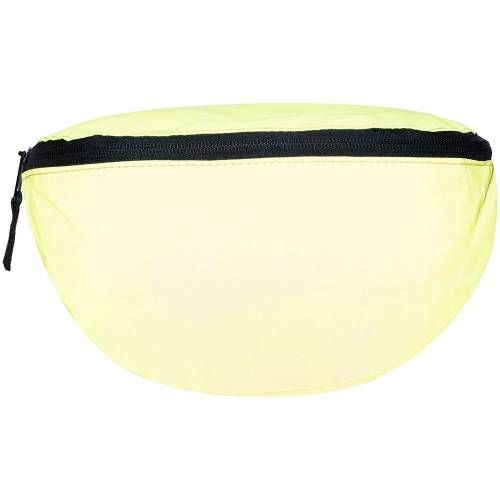 Поясная сумка Manifest Color из светоотражающей ткани, неон-желтая фото 4