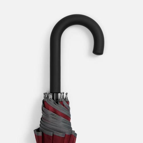 Зонт-трость Abrego, бордовый фото 6