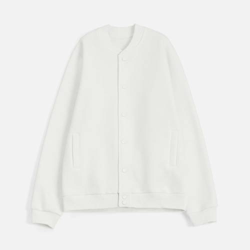 Бомбер унисекс AtmosWear, молочно-белый фото 3