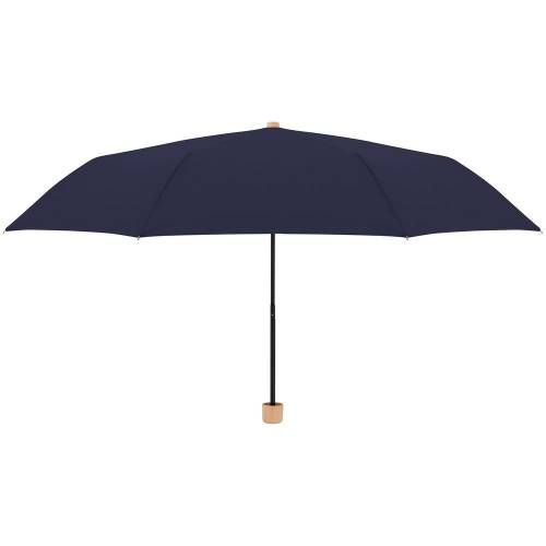 Зонт складной Nature Mini, синий фото 3