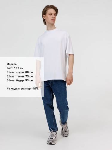 Футболка из бифлекса Morfiss, белая фото 8