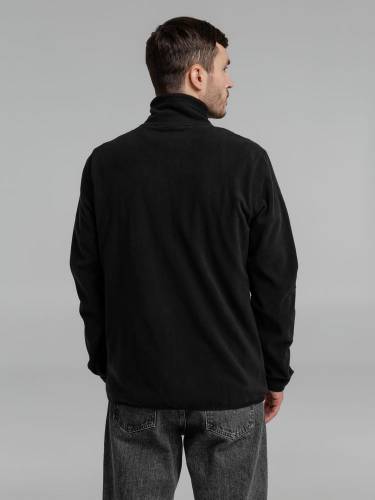 Куртка флисовая мужская Twohand, черная фото 7