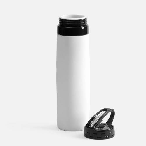 Складная бутылка для воды Langfossen, белая фото 3 Складная бутылка для воды Langfossen, белая фото 3