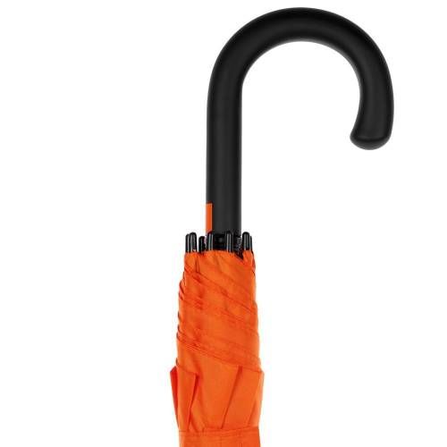Зонт-трость Undercolor с цветными спицами, оранжевый фото 6