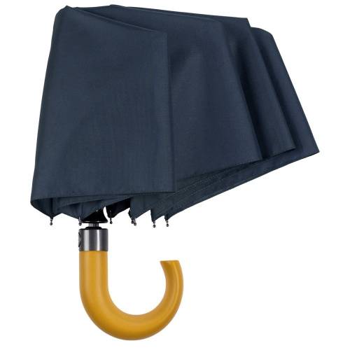 Зонт складной Classic, темно-синий фото 4