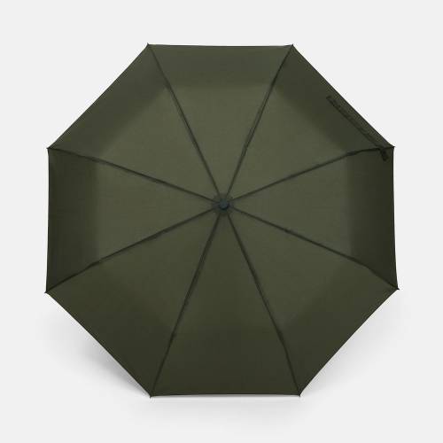 Зонт складной Cloudex, зеленый (хаки) фото 3