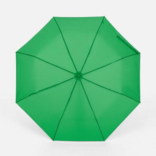 Зонт складной Basic, зеленый фото 3