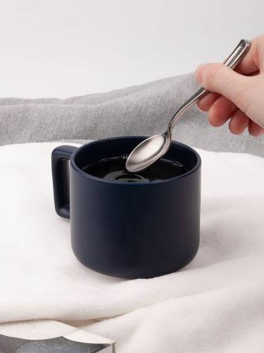 Чашка Jumbo в коробке матовая, темно-синяя фото 8