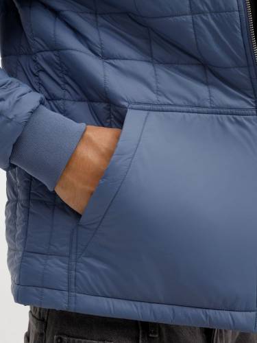 Куртка унисекс Warmbridge, синяя (джинс) фото 13