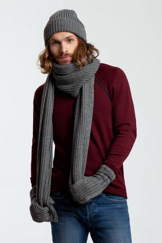 Шапка Nordkyn, серый меланж (эбонит) фото 4