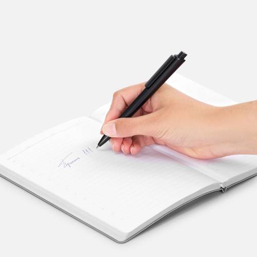 Ручка шариковая Informa, матовая, черная фото 5