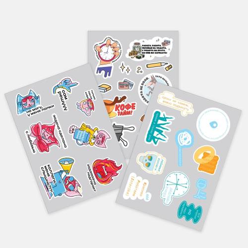 Наклейки из ПВХ Sticker Pack на заказ, M фото 2