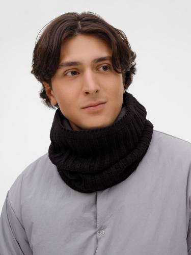 Снуд ComFleece, черный фото 6