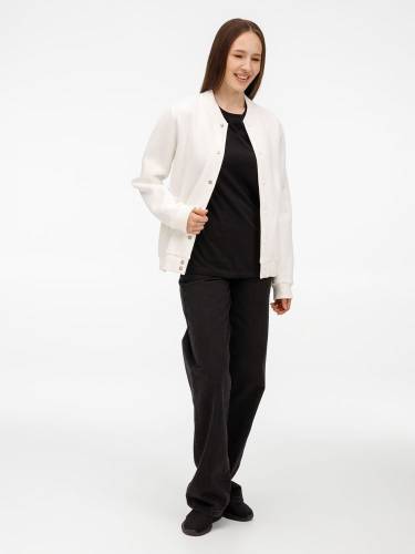 Бомбер унисекс AtmosWear, молочно-белый фото 14