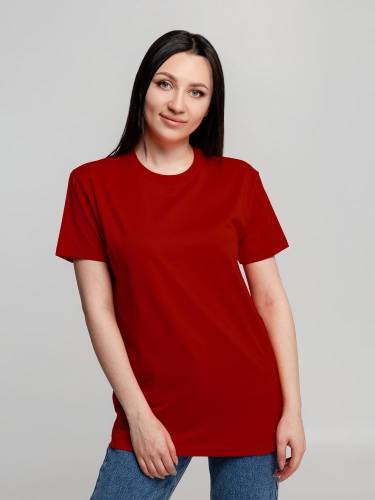 Футболка унисекс T-Bolka 160, темно-красная фото 4 Футболка унисекс T-Bolka 160, темно-красная фото 4
