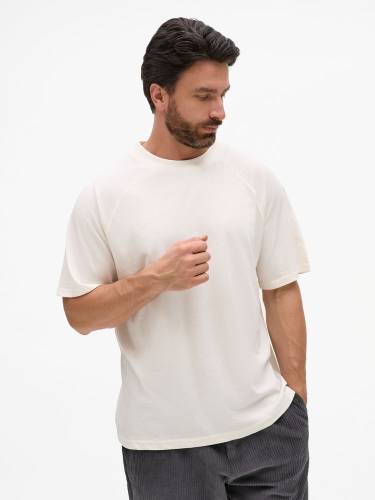 Футболка унисекс оверсайз T2, молочно-белая фото 2