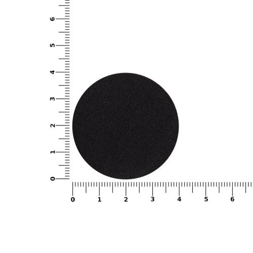 Наклейка тканевая Lunga Round, M, черная фото 4