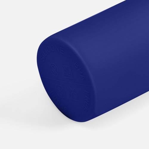 Складная бутылка для воды Langfossen, синяя фото 5