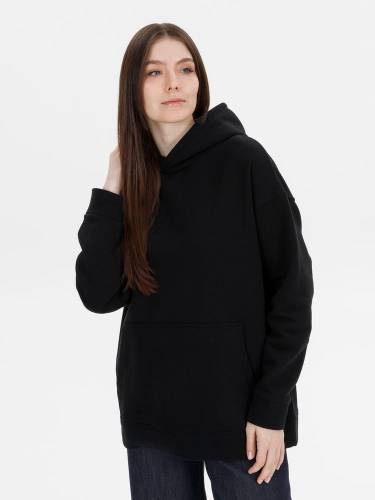 Худи оверсайз унисекс Snuggie, черное фото 9