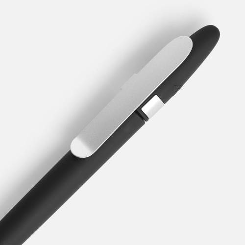 Ручка шариковая Prodir DS5 TSR Metal Clip, черная фото 5