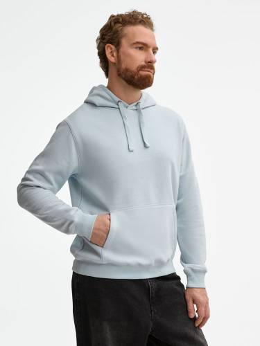 Толстовка унисекс Spencer, голубая фото 9 Толстовка унисекс Spencer, голубая фото 9