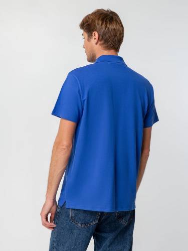 Рубашка поло мужская Spring 210, ярко-синяя (royal) фото 7
