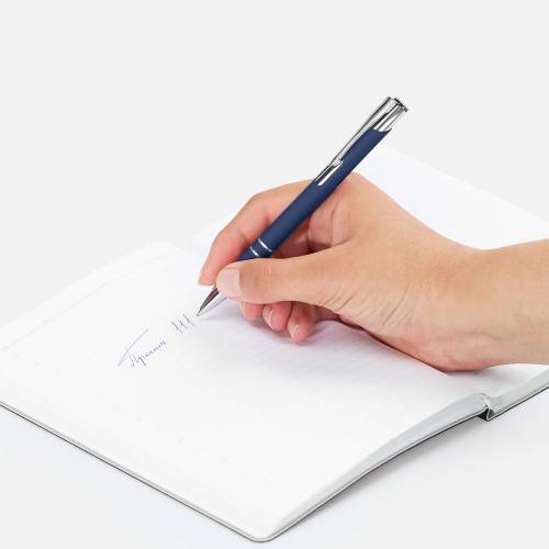 Ручка шариковая Keskus Soft Touch, темно-синяя фото 6 Ручка шариковая Keskus Soft Touch, темно-синяя фото 6