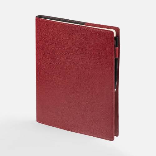 Ежедневник в суперобложке Brave Book, недатированный, красный