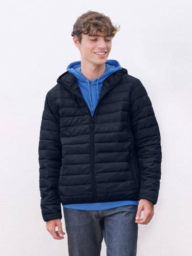 Куртка с капюшоном мужская Stream Men, темно-синяя фото 6 Куртка с капюшоном мужская Stream Men, темно-синяя фото 6