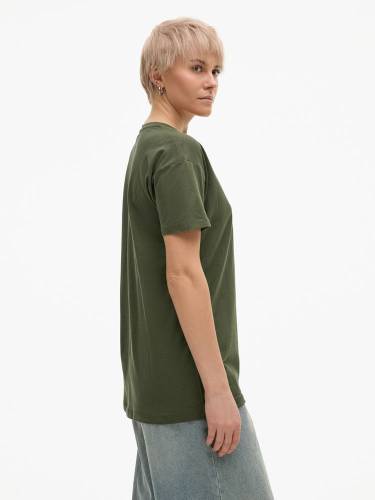 Футболка унисекс Regent 150, темный хаки фото 11