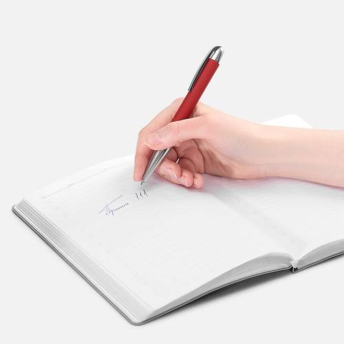 Ручка шариковая Arc Soft Touch, красная фото 5