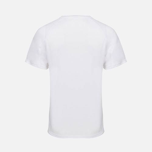 Футболка спортивная унисекс Vortex, белая фото 3 Футболка спортивная унисекс Vortex, белая фото 3